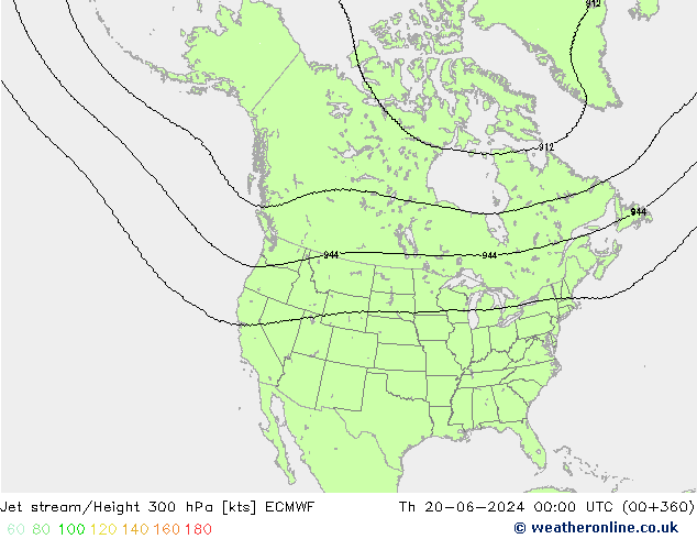 Polarjet ECMWF Do 20.06.2024 00 UTC