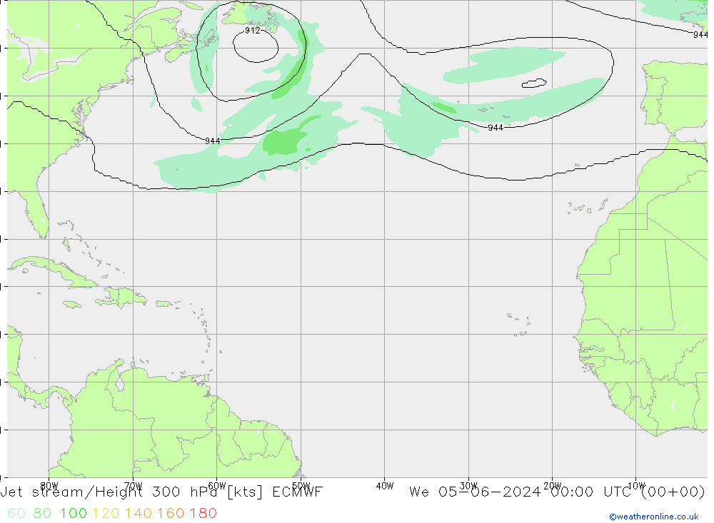 Courant-jet ECMWF mer 05.06.2024 00 UTC