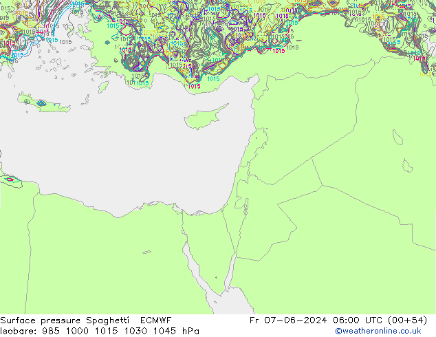     Spaghetti ECMWF  07.06.2024 06 UTC