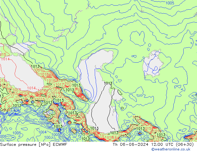 pression de l'air ECMWF jeu 06.06.2024 12 UTC