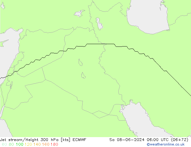 Polarjet ECMWF Sa 08.06.2024 06 UTC