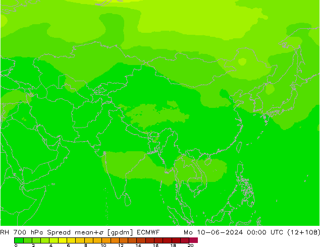 RV 700 hPa Spread ECMWF ma 10.06.2024 00 UTC