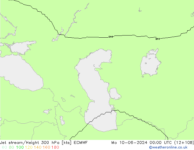Courant-jet ECMWF lun 10.06.2024 00 UTC