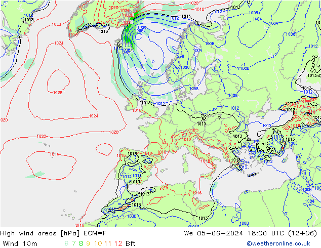 Sturmfelder ECMWF Mi 05.06.2024 18 UTC