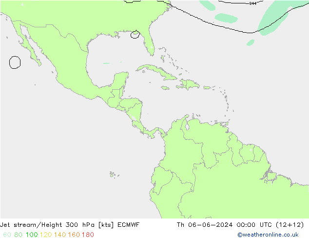 Straalstroom ECMWF do 06.06.2024 00 UTC