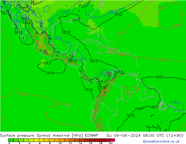     Spread ECMWF  09.06.2024 06 UTC