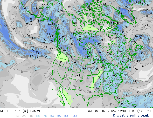 RV 700 hPa ECMWF wo 05.06.2024 18 UTC