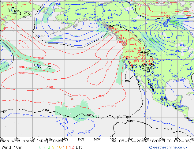 High wind areas ECMWF St 05.06.2024 18 UTC