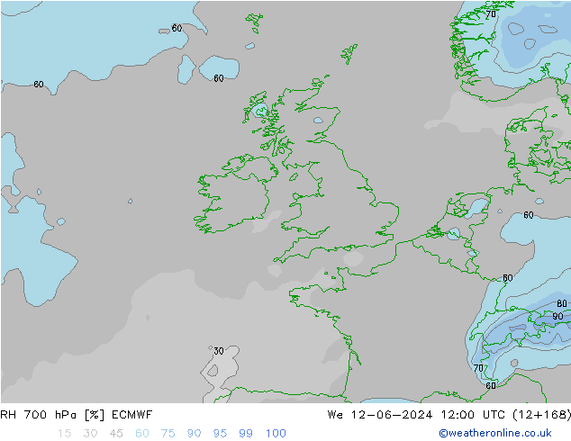 RV 700 hPa ECMWF wo 12.06.2024 12 UTC