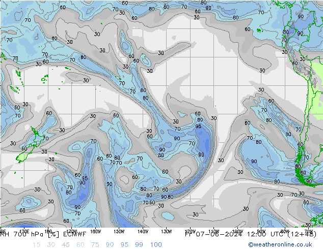 RH 700 hPa ECMWF pt. 07.06.2024 12 UTC