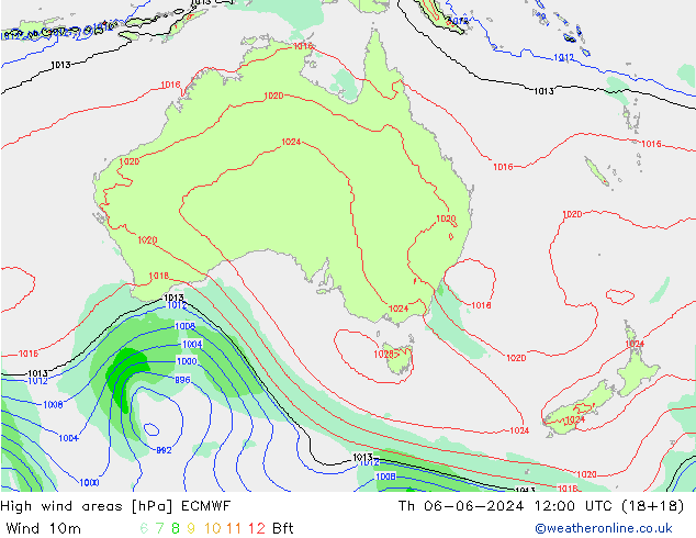 Sturmfelder ECMWF Do 06.06.2024 12 UTC