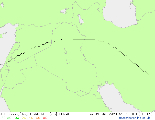 Courant-jet ECMWF sam 08.06.2024 06 UTC