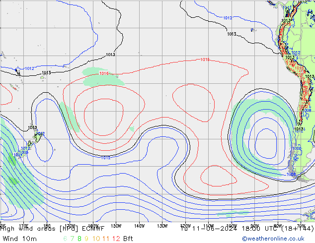 Sturmfelder ECMWF Di 11.06.2024 18 UTC