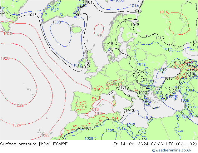      ECMWF  14.06.2024 00 UTC