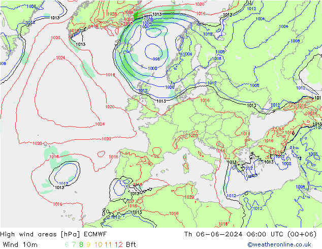 Sturmfelder ECMWF Do 06.06.2024 06 UTC