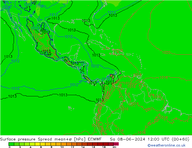     Spread ECMWF  08.06.2024 12 UTC