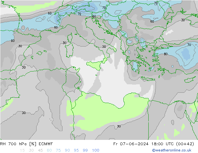 700 hPa Nispi Nem ECMWF Cu 07.06.2024 18 UTC