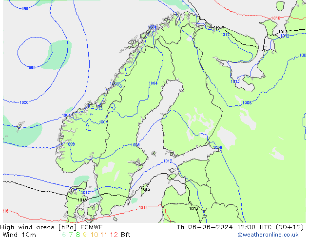 Sturmfelder ECMWF Do 06.06.2024 12 UTC