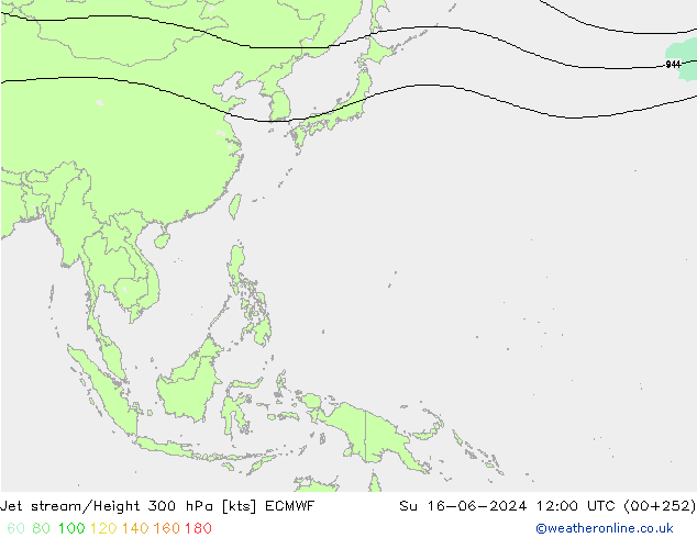 Courant-jet ECMWF dim 16.06.2024 12 UTC