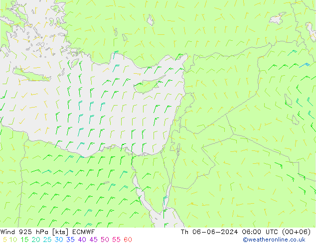  925 hPa ECMWF  06.06.2024 06 UTC