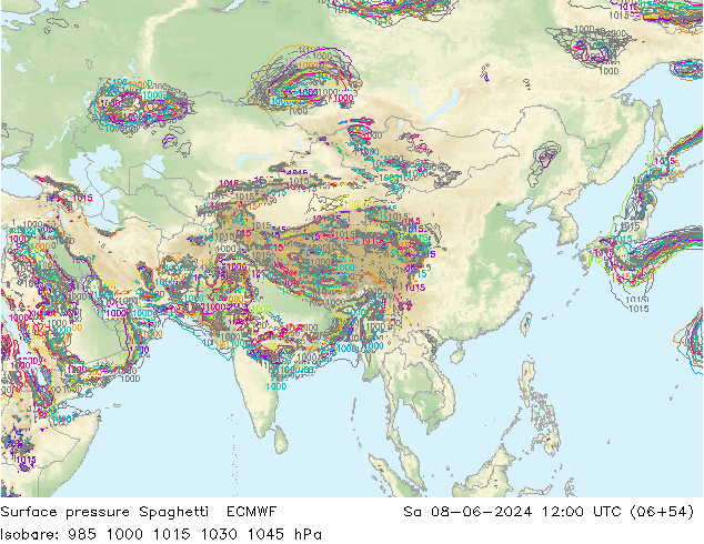     Spaghetti ECMWF  08.06.2024 12 UTC