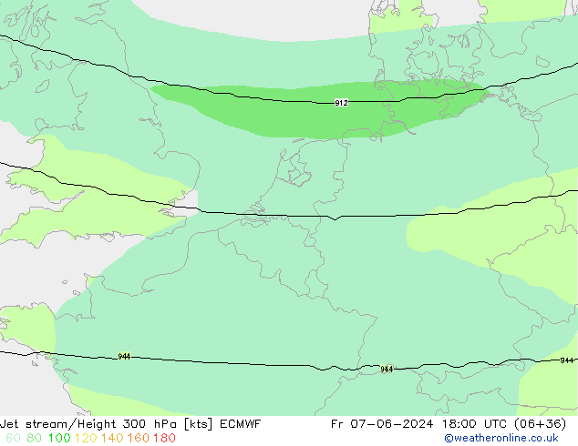 Polarjet ECMWF Fr 07.06.2024 18 UTC