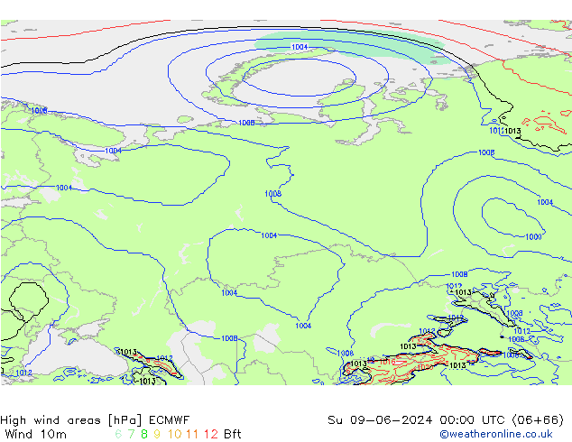 Sturmfelder ECMWF So 09.06.2024 00 UTC