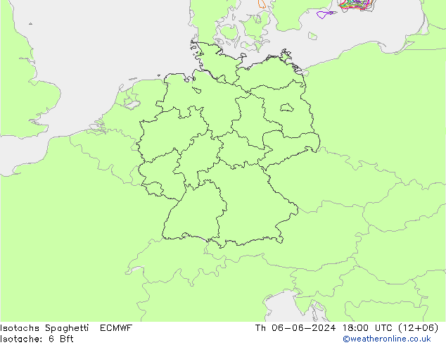 Isotachs Spaghetti ECMWF Qui 06.06.2024 18 UTC