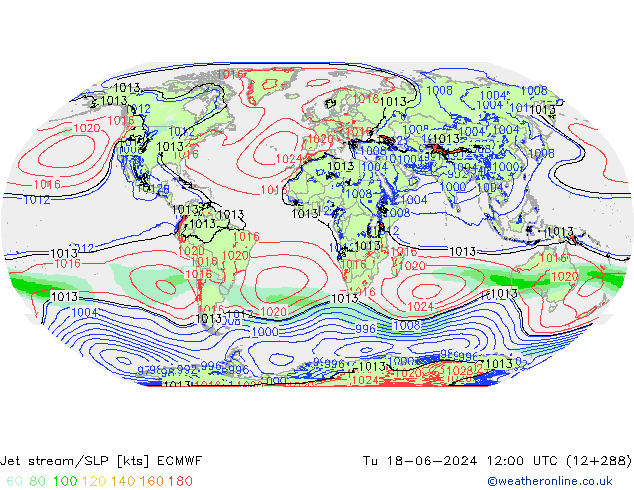 Courant-jet ECMWF mar 18.06.2024 12 UTC