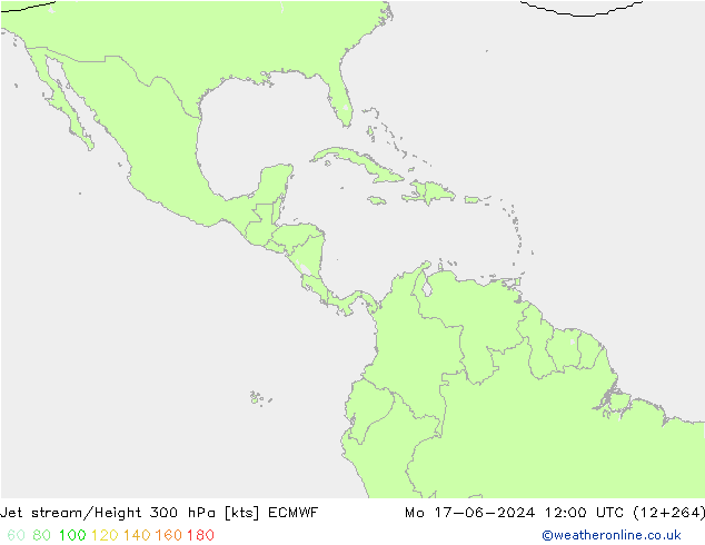 Courant-jet ECMWF lun 17.06.2024 12 UTC