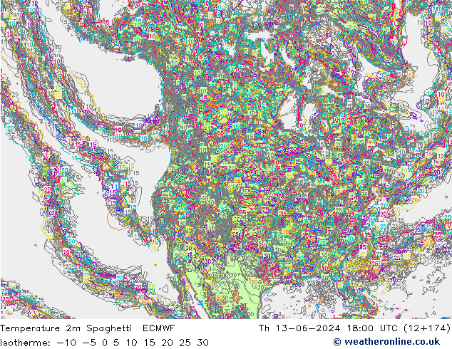     Spaghetti ECMWF  13.06.2024 18 UTC