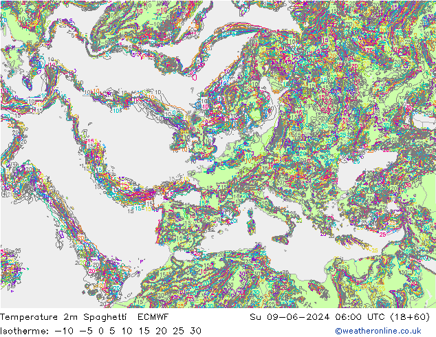     Spaghetti ECMWF  09.06.2024 06 UTC