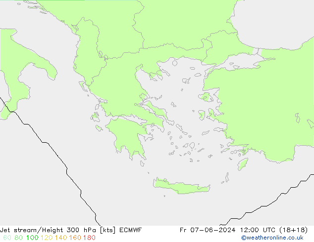 джет ECMWF пт 07.06.2024 12 UTC