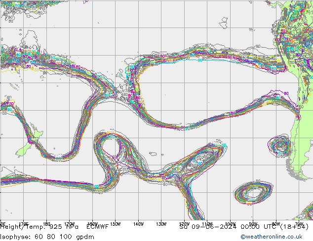 Height/Temp. 925 hPa ECMWF Ne 09.06.2024 00 UTC