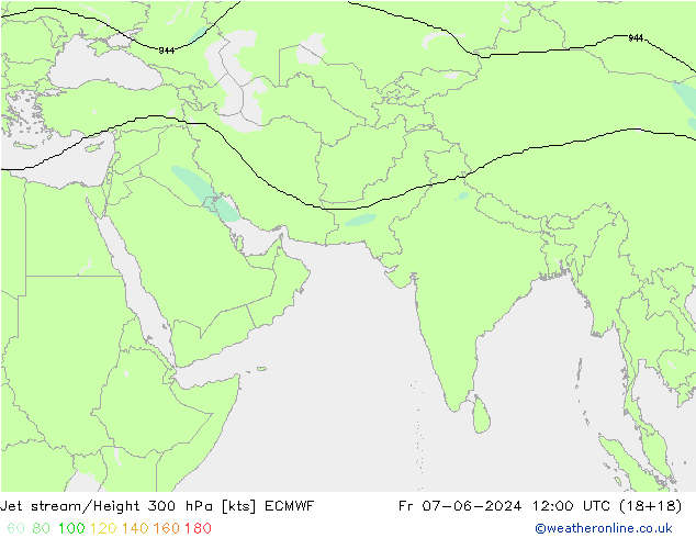 джет ECMWF пт 07.06.2024 12 UTC