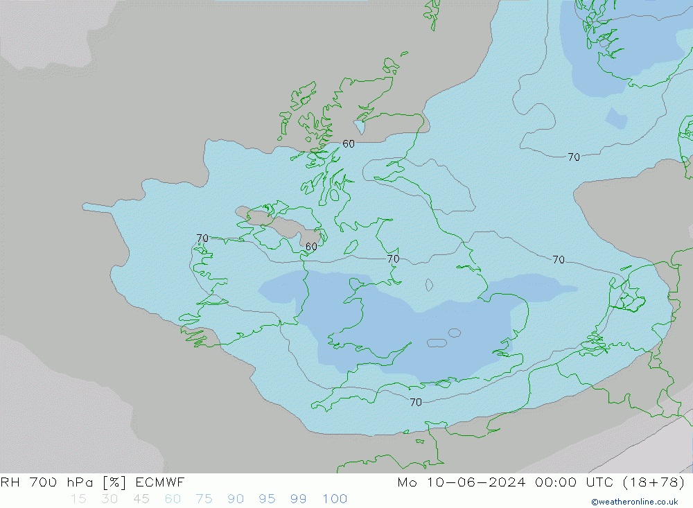 700 hPa Nispi Nem ECMWF Pzt 10.06.2024 00 UTC