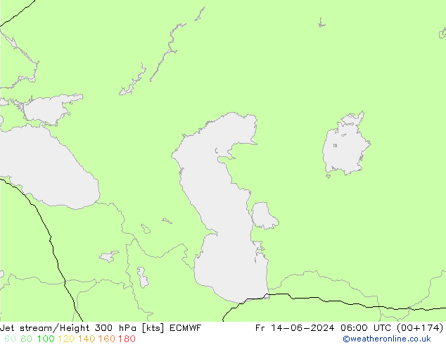 Courant-jet ECMWF ven 14.06.2024 06 UTC