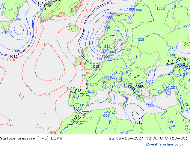      ECMWF  09.06.2024 12 UTC