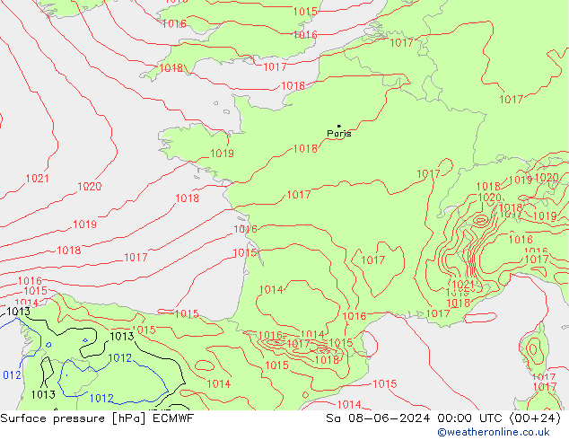      ECMWF  08.06.2024 00 UTC