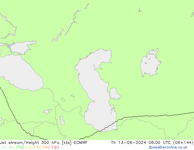 Jet Akımları ECMWF Per 13.06.2024 06 UTC