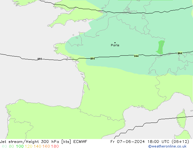 Polarjet ECMWF Fr 07.06.2024 18 UTC