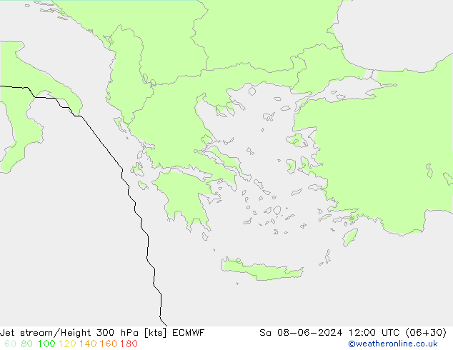 Jet Akımları ECMWF Cts 08.06.2024 12 UTC