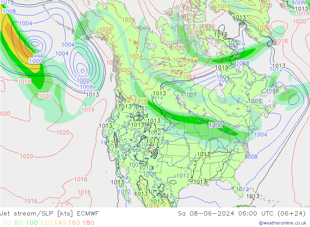 Courant-jet ECMWF sam 08.06.2024 06 UTC