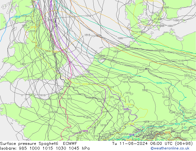     Spaghetti ECMWF  11.06.2024 06 UTC