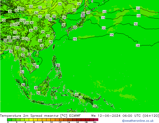     Spread ECMWF  12.06.2024 06 UTC