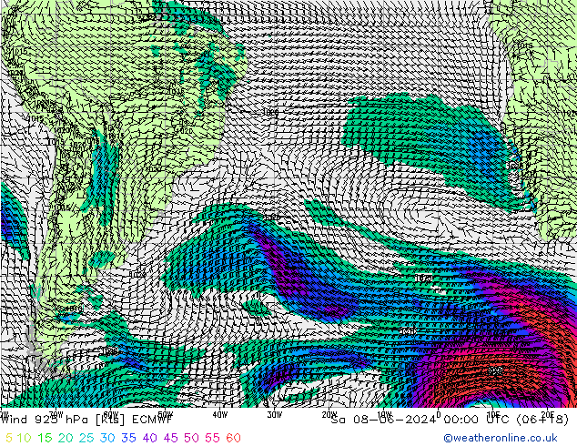  925 hPa ECMWF  08.06.2024 00 UTC