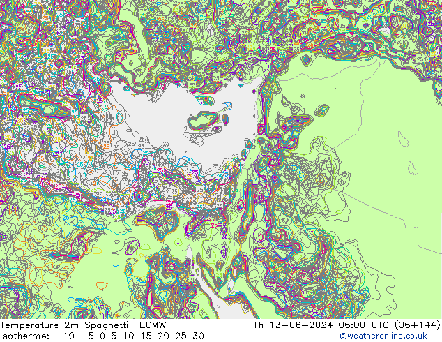     Spaghetti ECMWF  13.06.2024 06 UTC