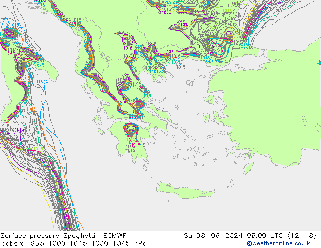     Spaghetti ECMWF  08.06.2024 06 UTC