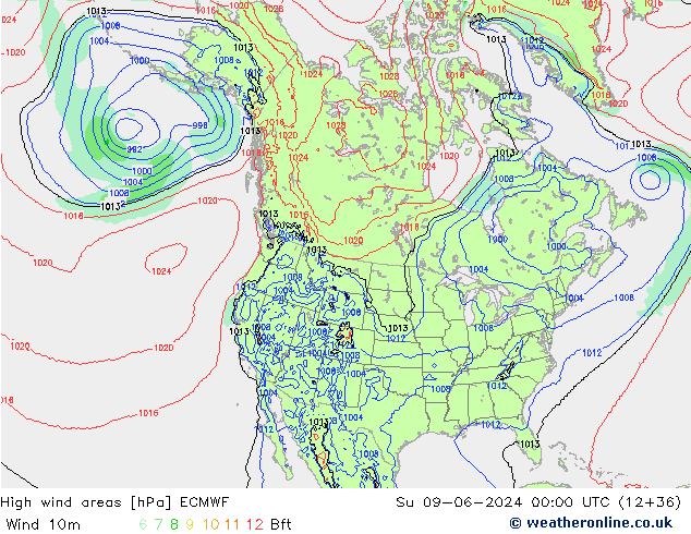 Sturmfelder ECMWF So 09.06.2024 00 UTC