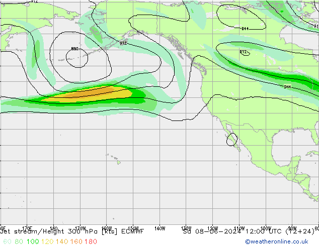 джет ECMWF сб 08.06.2024 12 UTC